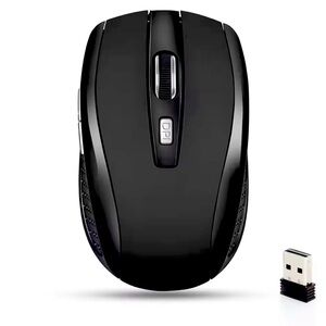 Wireless Mouse - 2.4G for PC/Laptops- NWT - Black